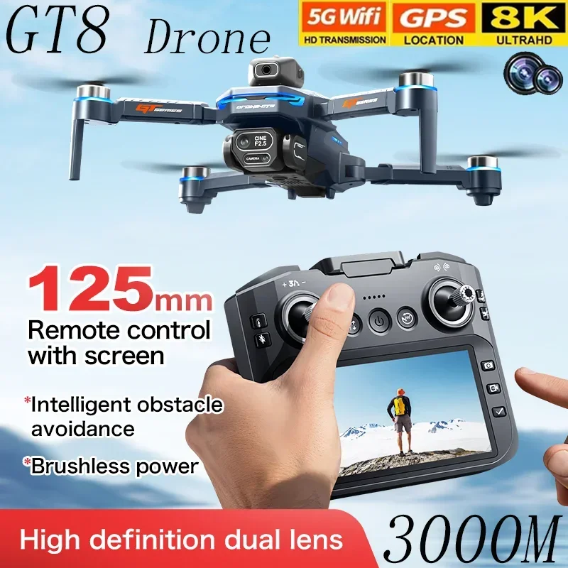 Dji Mini Drone - GT8 Drone Obstacle Avoidance Belt 4.3-inch