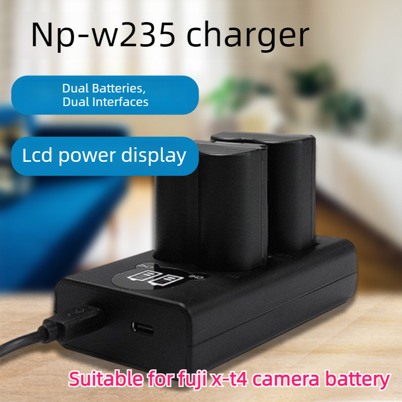 Drone With Camera - 2200mAh NP-W235 NP W235 Battery LCD