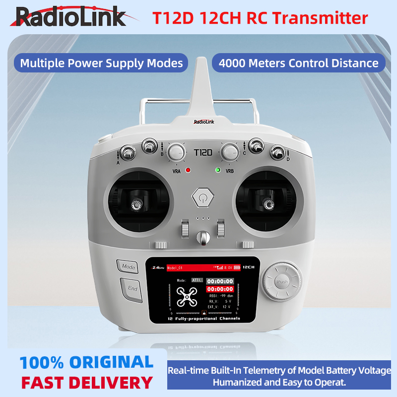 RadioLink T12D 12-Channel 2.4G - огляд і ціна Radio Transmitter 2.4Ghz