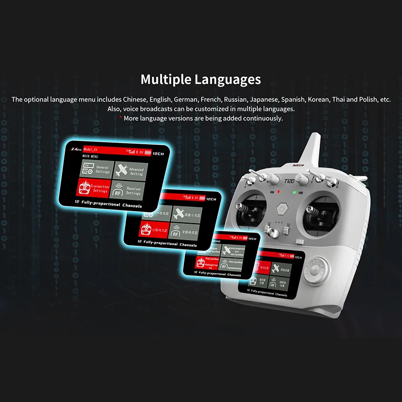 RadioLink T12D 12-Channel 2.4G - огляд і ціна Radio Transmitter 2.4Ghz