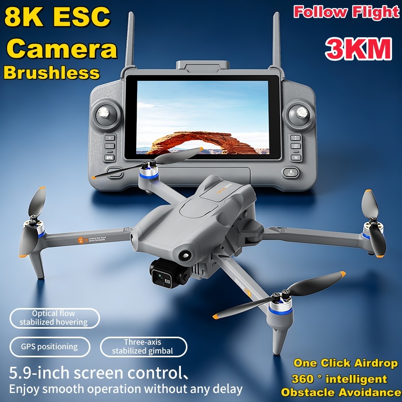 5.9in Touch Screen 3 Axis Gimb - огляд і ціна Drone Gimbal