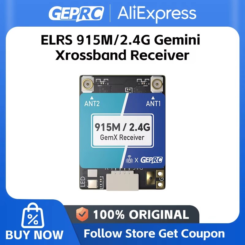 GEPRC ELRS 915M/2.4G Gemini Xr - огляд і ціна Fpv Drone