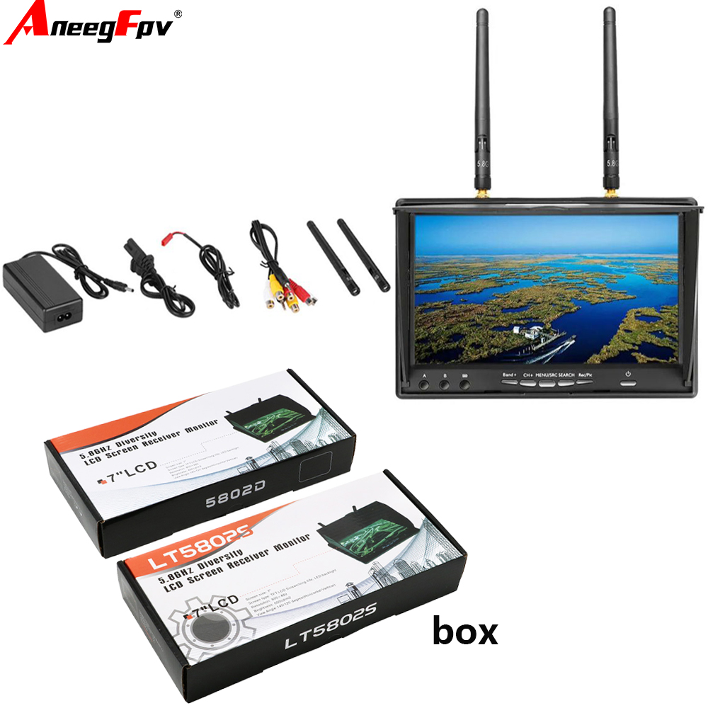 LCD5802D LCD5802S 7 Inch 5.8G  - огляд і ціна Fpv Goggles