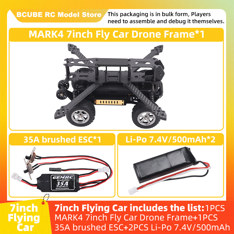 B-CUBE 7inch Flying Car FPV Dr - огляд і ціна F722 Flight Controller
