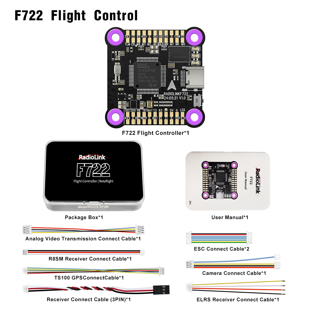 Radiolink F722 Flight Control  - огляд і ціна F722 Flight Controller