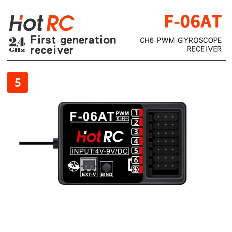 HOTRC 2.4Ghz Receivers F-01A F - огляд і ціна Radio Transmitter 2.4Ghz